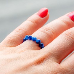 LAPIS LAZULI prstan, lapis lazuli kamen, lapis lazuli kristal, tretje oko, intuicija