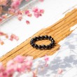 BLACK TOURMALINE ring falset black turmalin crystal