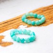 Amazonite ring
natural Amazonite gemstone
green gemstone ring
crystal healing ring