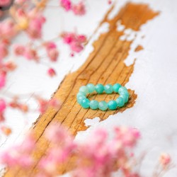 Amazonite ring
natural Amazonite gemstone
green gemstone ring
crystal healing ring