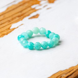 Amazonite ring
natural Amazonite gemstone
green gemstone ring
crystal healing ring