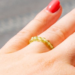 PERIDOT ring falset peridot crystal peridpt gemstone