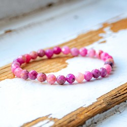 ruby bracelet, crystal bracelet, ruby, ruby crystal, ruby jewellery