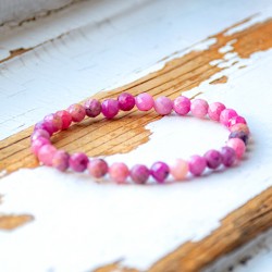 ruby bracelet, crystal bracelet, ruby, ruby crystal, ruby jewellery