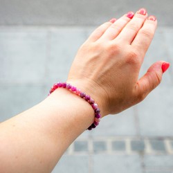 ruby bracelet, crystal bracelet, ruby, ruby crystal, ruby jewellery