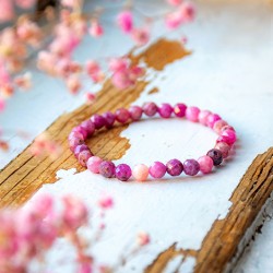 ruby bracelet, crystal bracelet, ruby, ruby crystal, ruby jewellery