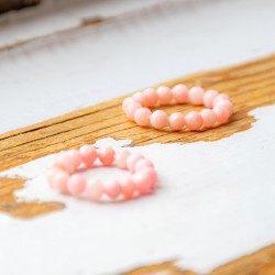 Roza andski opal, prstan iz kristalov, nakit iz kristala, prstan iz opala