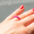 PINK TURMALINE rubellite ring, pink turmaline gemstone