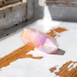 ROSE QUARTZ AURA obelisk rose quartz  aura crxstal