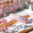 ROSE QUARTZ AURA obelisk rose quartz  aura crxstal