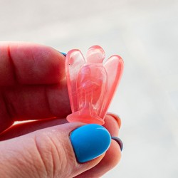 CHERRY QUARTZ, češnjev kvarc, darilo za birmo, darilo za obhajilo, darilo za krst, angel varuh, angel