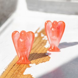 CHERRY QUARTZ, češnjev kvarc, darilo za birmo, darilo za obhajilo, darilo za krst,angel varuh, angel
