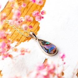 Pāua školjka, abalone, Pāua školjka ogrlica, nakit iz školjke, ogrlica, Pāua školjka ogrlica