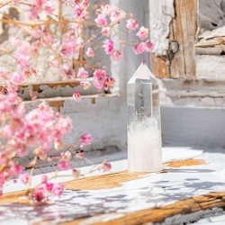 CLEAR QUARTZ CRYSTAL obelisk, clear quartz crystal