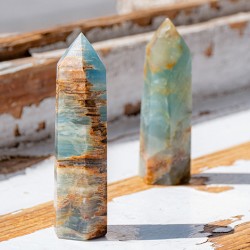 BLUE ONIYX obelisk, blue onyx crystal, blue onyx, onyx,