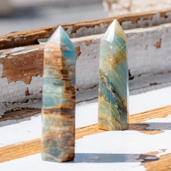 BLUE ONIYX obelisk, blue onyx crystal, blue onyx, onyx,
