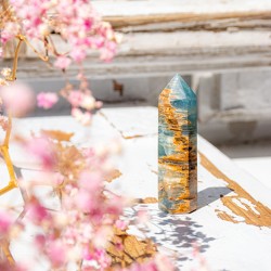 modri oniks obelisk, modri oniks kristal, modri oniks kamen, oniks