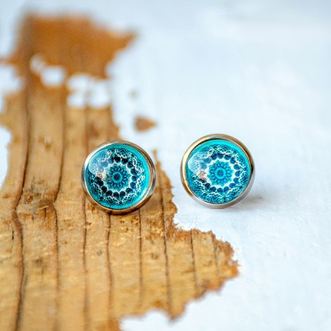MINI EARRINGS, hand made, made in slovenija