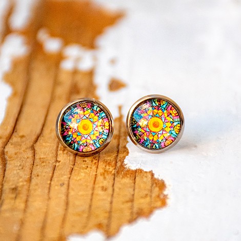 MINI EARRINGS, hand made, made in slovenija