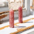 STRAWBERRY QUARTZ obelisk,  STRAWBERRY QUARTZ crystal, jagodni kvarc,