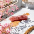STRAWBERRY QUARTZ obelisk,  STRAWBERRY QUARTZ crystal, jagodni kvarc,