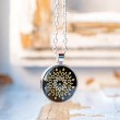 mandala, handmade, necklace, mandala necklace, handmade jewellery
