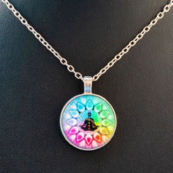 ogrlica mandala, mandala, energijski nakit, meditacija, madala darilo,