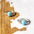 LARIMAR s topazom srebrn prstan, larimar, larimar nakit