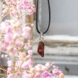 amolit ogrlica, amolit nakit, amolit na srebrni zanki, kristal amolit ,energijski nakit