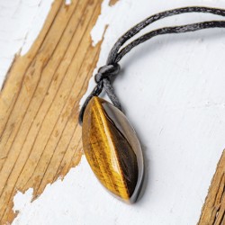 TIGER'S EYE necklace L, tiger eye crystal, tiger eye stone, tiger eye jewelry
