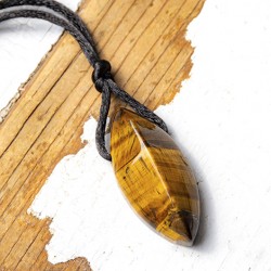 TIGER'S EYE necklace L, tiger eye crystal, tiger eye stone, tiger eye jewelry