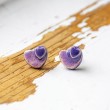 MINI CERAMIC EARRINGS, hand made, made in slovenia