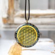 APATITE BLACK TOURMALINE  orgonite necklace metatron, orgone energy