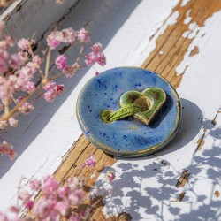 ceramic brooch ceramic products, unique handmade brooch made in Slovenia natural gift