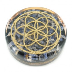 sodalite, black tourmaline, orgonite, orgonite plate, orgonites for room