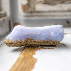 BLUE CHALCEDON uncut crystal BLUE CHALCEDON stone BLUE CHALCEDON gemstone