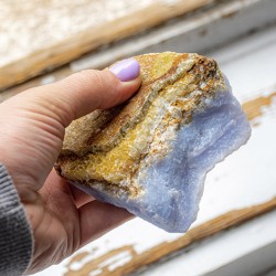 modri kalcedon kristal, modri kalcedon kamen, kristal za komunikacijo