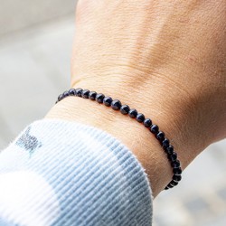 BLUE SUSTONE children's bracelet , blue river, blue sunstone crystal, blue sunstone stone