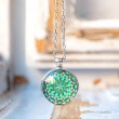 mandala, handmade, necklace, mandala necklace, handmade jewellery