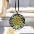 amazonite BLACK TOURMALINE  orgonite necklace orgone energy orgonite