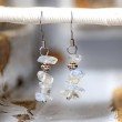OPALITE hanging earrings silver plated