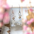 OPALITE hanging earrings silver plated