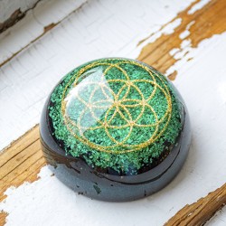 MALAHITE orgonite seed of life malahite crystal protect radiation