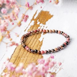RHODONITE bracelet, RHODONITE crystal, RHODONITE gemstone