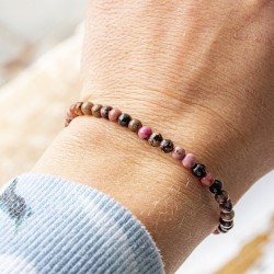 RHODONITE bracelet, RHODONITE crystal, RHODONITE gemstone