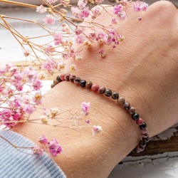 RHODONITE bracelet, RHODONITE crystal, RHODONITE gemstone