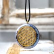 CLEAR CRYSTAL TOURMALINE  orgonite necklace radiation protection