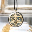 SHATTUCKITE BLACK TOURMALINE orgonite lace  metatrone radiation protection