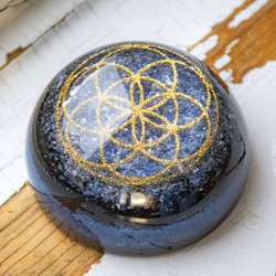 sodalit, črni turmalin, orgonit,orgonit ogrlica, orgonit nakit, kristali za učenje, kristal za komunikacijo, moč , zašč