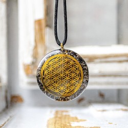 Tektit ČRNI TURMALIN orgonit ogrlica  nakit, orgonska energija